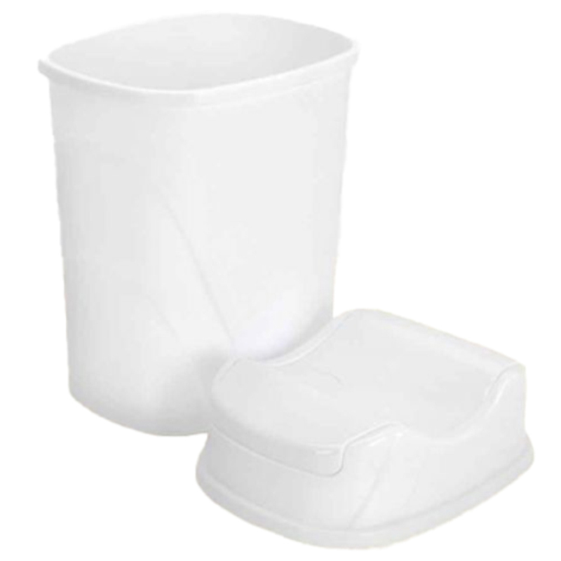 POUBELLE 35 LITRES MIX GRIS/ BLANC/BEIGE