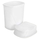 POUBELLE 35 LITRES MIX GRIS/ BLANC/BEIGE