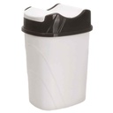 POUBELLE 50 LITRES MIX GRIS/ BLANC/BEIGE