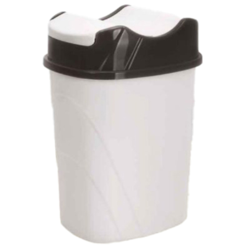 POUBELLE 70 LITRES MIX GRIS/ BLANC/BEIGE