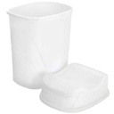 POUBELLE 70 LITRES MIX GRIS/ BLANC/BEIGE