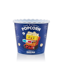 SEAU A POP CORN 2.2 LITRES MIX JAUNE/BLEU/ROUGE