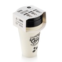 SET 3 GOBELETS CAFE PLASTIQUE COULEUR BEIGE