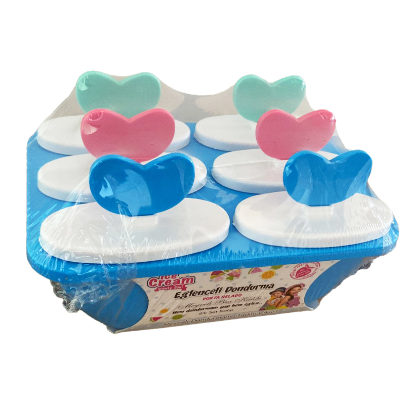 SET 6 MOULE A GLACE PLASTIQUE 