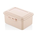 BOITE A DEJEUNER 12X9X6 CM BEIGE