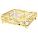 PORTE SERVIETTE 18X18.5X5 CM MODELE OR 