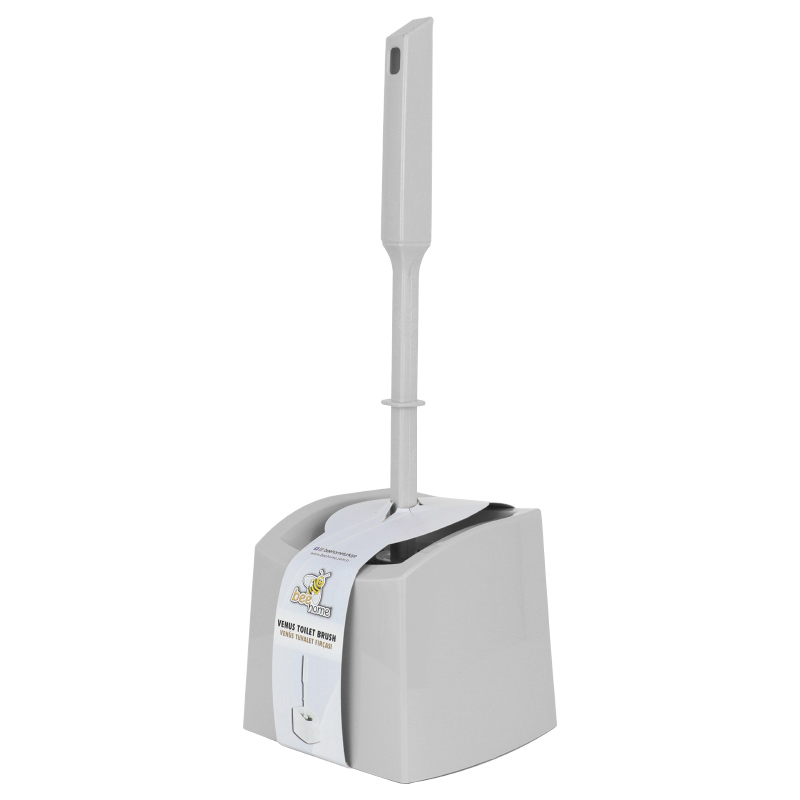 BROSSE WC 10X12X35 CM MIX BEIGE/BLANC/ROSE
