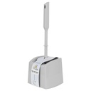 BROSSE WC 10X12X35 CM MIX BEIGE/BLANC/ROSE
