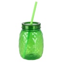BOUTEILLE ENFANT PLASTIQUE 13X10 CM MODELE ANANAS MIX VERT/ORANGE/JAUNE/CUIVRE