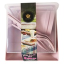 SET PIC NIC 12 PIECES PLASTIQUE  21 x 18 x 9 cm MIX GRIS/ROSE