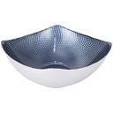 BOL DECO LUXE 25 CM VERRE MIX  VIOLET/BLEU/VERT