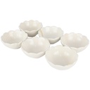 SET 6 MINI BOLS CERAMIQUE 8X4 CM DESIGN MIX