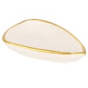 BOL CERAMIQUE TRIANGLE 14X10X3 CM BLANC