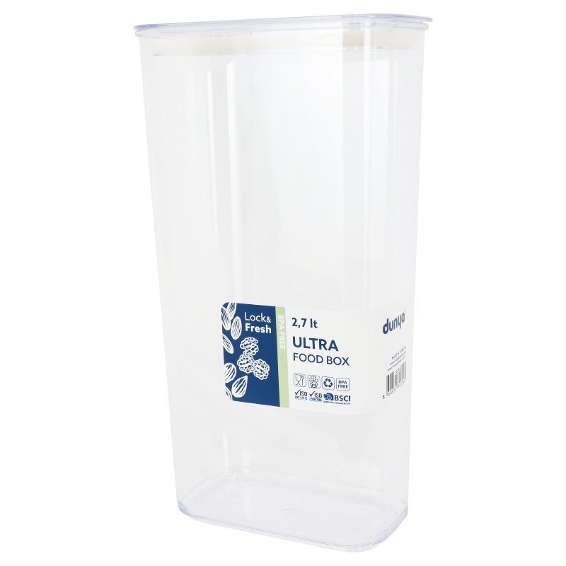 BOITE ALIMENTAIRE 2700 ML ULTRA TRANSPARENT