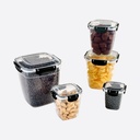 BOITE ALIMENTAIRE CARRE LONG 3200 ML MIX COULEURS 