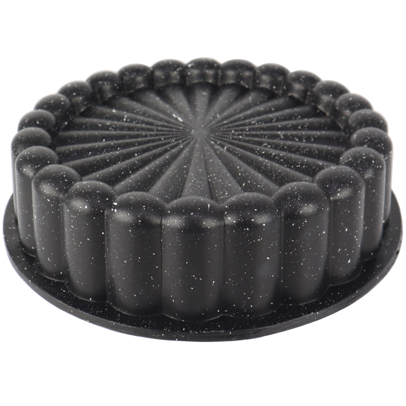MOULE GATEAU GRANIT 28X7 CM MIX NOIR/BORDEAU/BEIGE