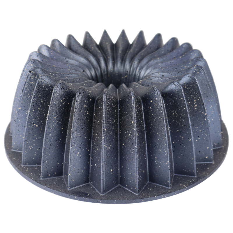 MOULE GATEAU GRANIT 26X10 CM MIX BEIGE/BLEU