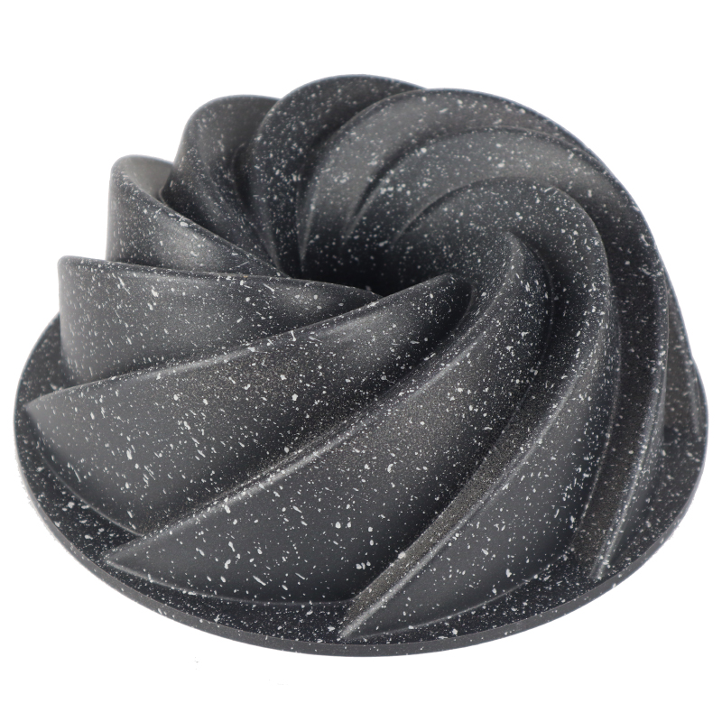 MOULE GATEAU GRANIT 25X10 CM MIX NOIR/BORDEAU/GRIS