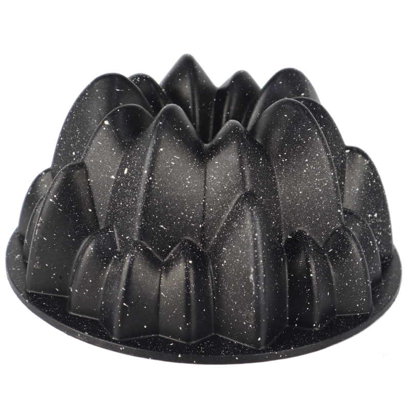 MOULE GATEAU GRANIT 24X13 CM MIX BORDEAU/NOIR