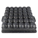 MOULE GATEAU GRANIT 31X28X7 CM MIX BORDEAU/NOIR