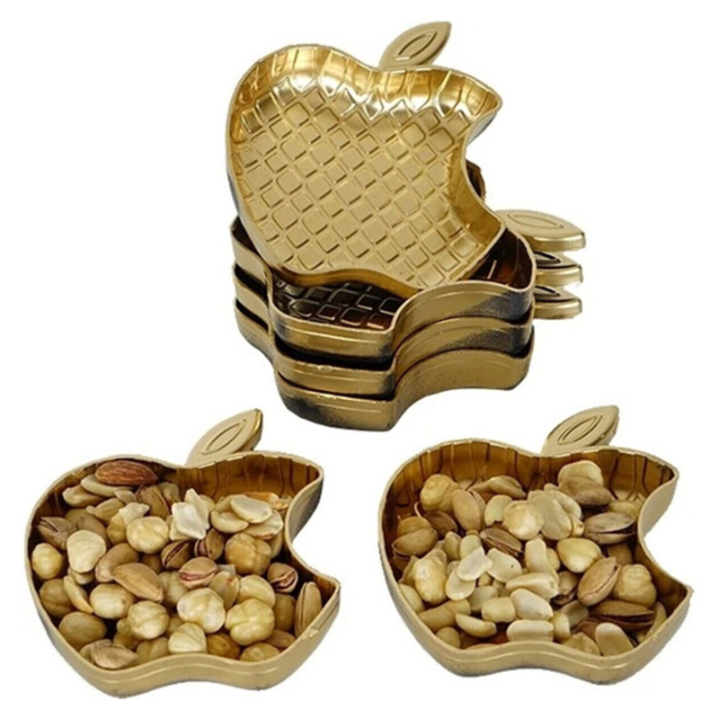 SET 6 ASSIETTES POMME 6 X 11X10 CM 