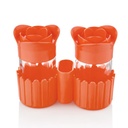 SET POIVRE &amp; SEL 2X67 CC MIX JAUNE/ORANGE/VERT/ROSE