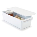 RANGEMENT REFREGIRATEUR 36X15X10CM BLANC