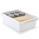 RANGEMENT REFREGIRATEUR 32X20X10CM BLANC