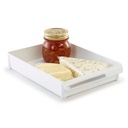 RANGEMENT REFREGIRATEUR 20X28X5CM BLANC