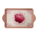 PLATEAU DECO MIX:MENTHE-ROSE-BLANC 24 X 14 CM