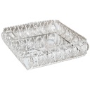 PORTE PAPIER DECO 17.5X17.5 CM MIX DESIGNS MODELE ARGENT