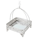 PANIER DECO 27X18 CM MODELE ARGENT