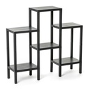 ETAGERE DECO SALON PLASTIQUE 108X100X29 CM MIX GRIS/BLANC
