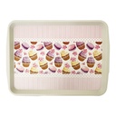 PETIE PLATEAU DECO BLANC RECTANGLE 37 X 27 CM