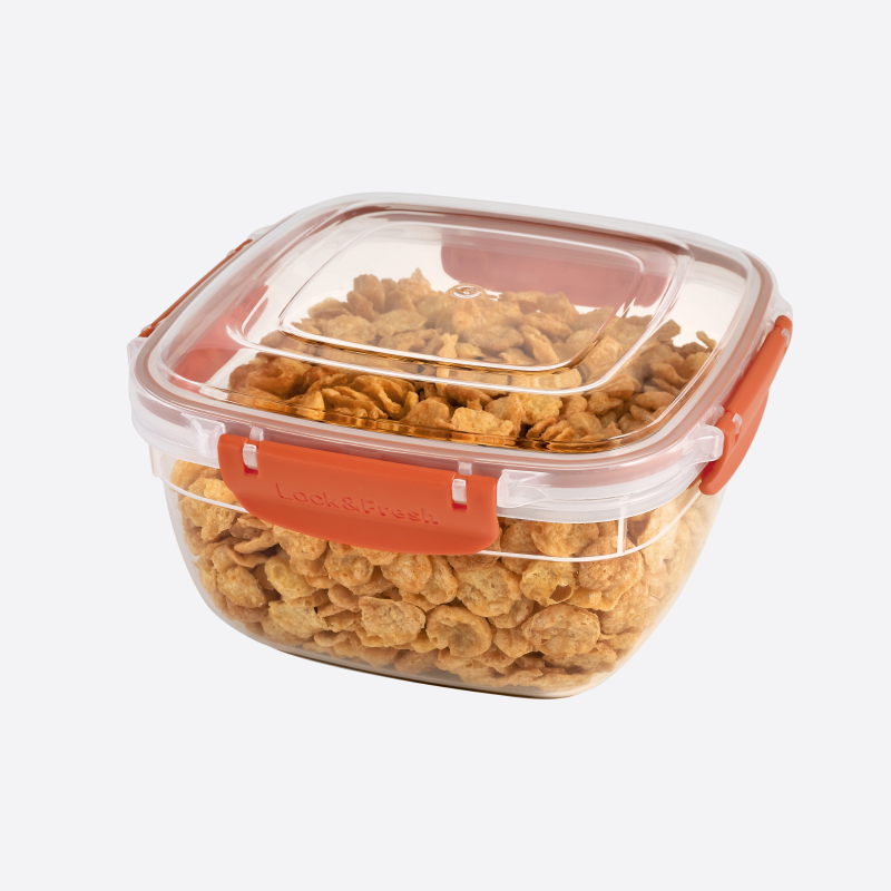 BOITE ALIMENTAIRE CARRE 1500 ML MIX COULEURS 