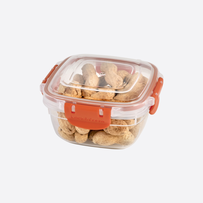 BOITE ALIMENTAIRE CARRE 500 ML MIX COULEURS 