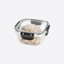 BOITE ALIMENTAIRE CARRE 500 ML MIX COULEURS 