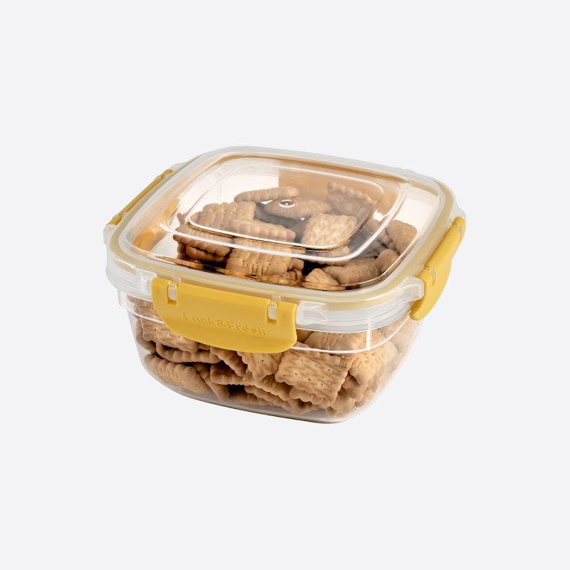 BOITE ALIMENTAIRE CARRE 900 ML MIX COULEURS 