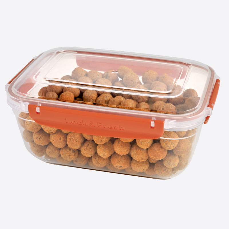 BOITE ALIMENTAIRE RECTANGULAIRE 4000 ML MIX COULEURS 