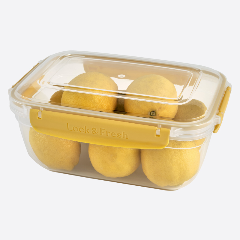 BOITE ALIMENTAIRE RECTANGULAIRE 4000 ML MIX COULEURS 