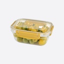 BOITE ALIMENTAIRE RECTANGULAIRE 800 ML MIX COULEURS 