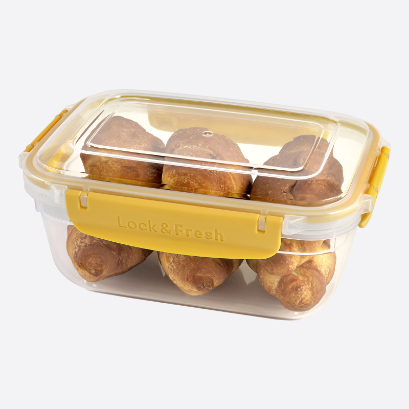 BOITE ALIMENTAIRE RECTANGULAIRE 1400 ML MIX COULEURS 