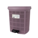 POUBELLE A PEDALE 6 LITRES MIX ROSE/BLANC
