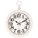 HORLOGE ACCROCHE MURALE MIX:BLANC-CREME-NOIR 30 X 40 CM