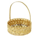 PANIER DECO 12 CM MODELE OR 