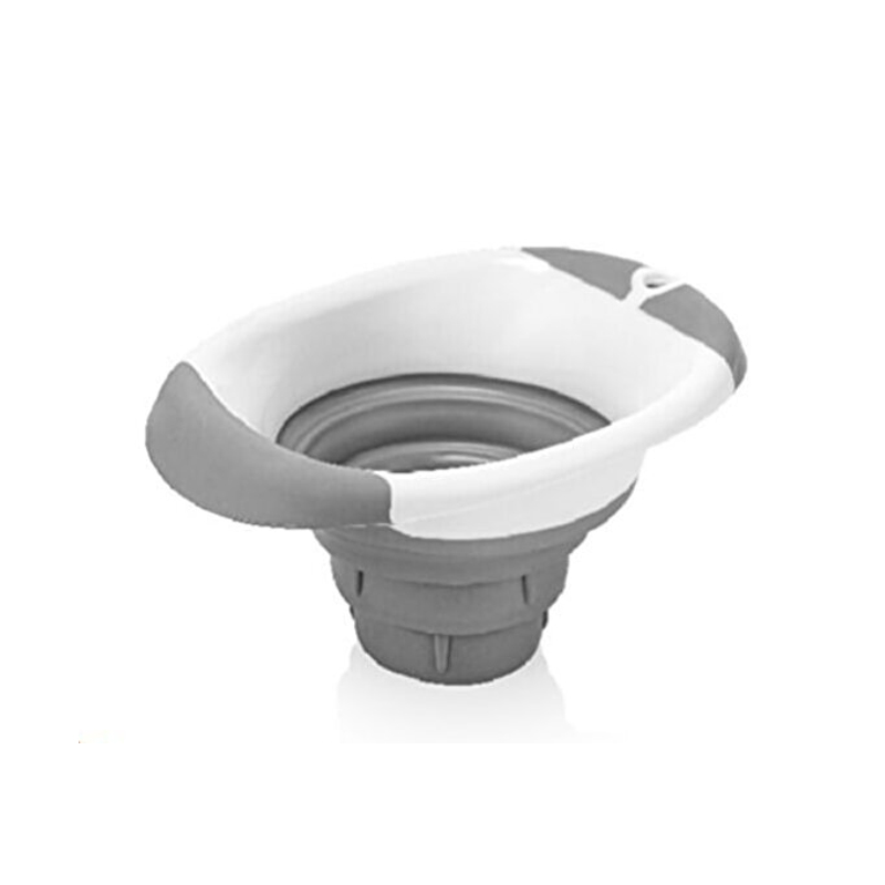 ENTONNOIR RETRACTABLE 20X13X9 CM COULEUR GRIS/BLANC