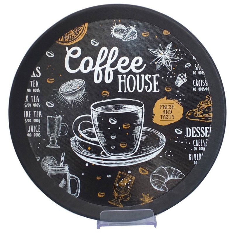 PLATEAU DECO ROND DIAMETRE 36 CM