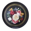 PLATEAU DECO ROND DIAMETRE 36 CM MIX BLANC/NOIR
