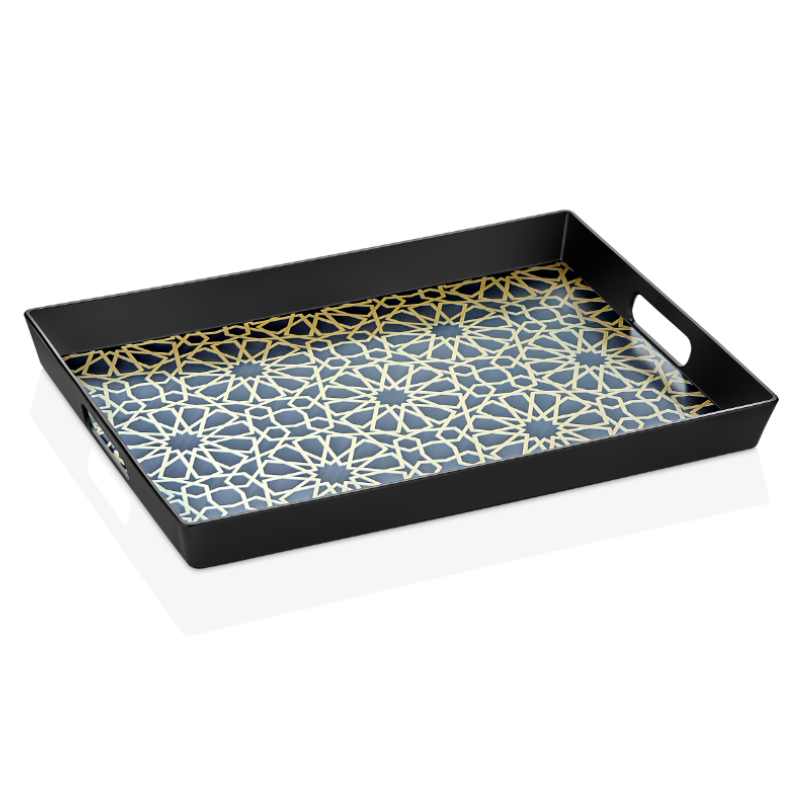 PLATEAU DECO NOUVEAU DESIGN 38X28 CM MIX 