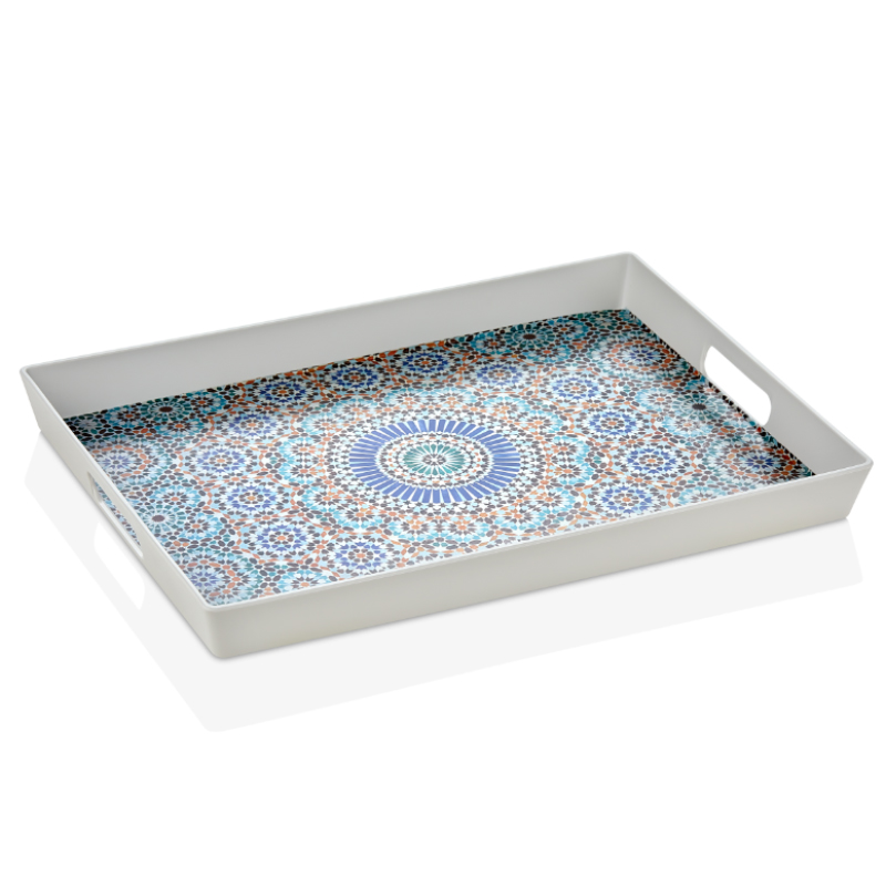 PLATEAU DECO NOUVEAU DESIGN 38X28 CM MIX 
